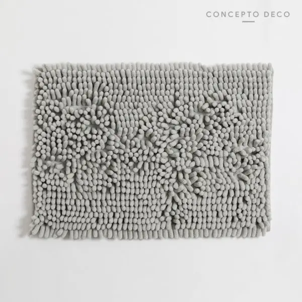 ALFOMBRA SHAGGY GRIS CLARO 40X60