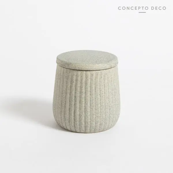 ALGODONERA GRANITO RELIEVE GRIS 10CM