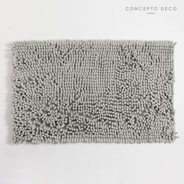 ALFOMBRA SHAGGY RECTANGULAR GRIS 50X80
