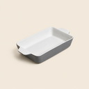 FUENTE PARA HORNO CREAM & GREY 25X14,5 CM