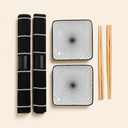 SET DE SUSHI CUADRADO PARA 2 KAITO 12 CM
