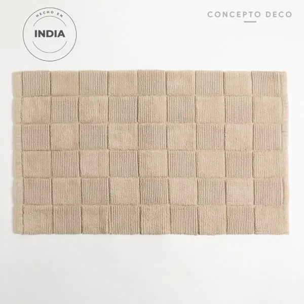 ALFOMBRA INDIA CUADROS VISÓN 50X80CM