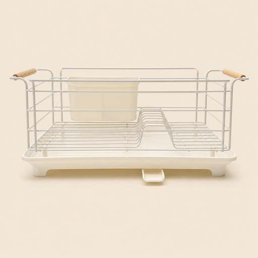 [301731] ESCURRIDOR PLATOS 1 PISO BLANCO 47X34X18 CM