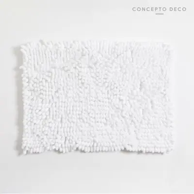 [302289] ALFOMBRA SHAGGY BLANCO 40X60