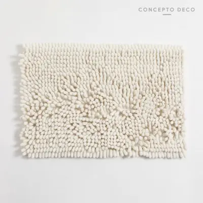 [302290] ALFOMBRA SHAGGY CREMA 40X60
