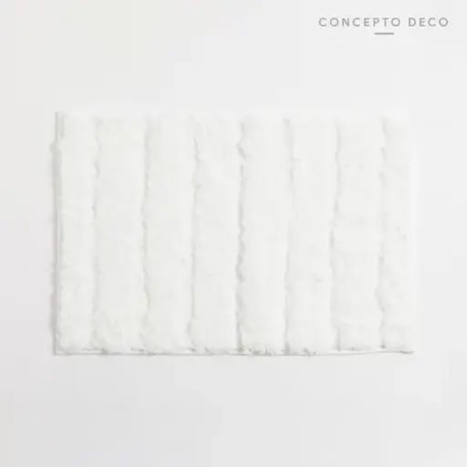[302292] ALFOMBRA TABLITAS BLANCA 40X60
