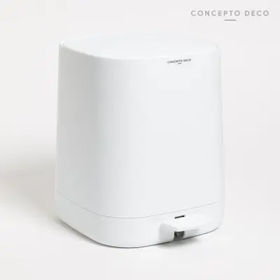 [301523] CESTO SILICONADO CIERRE SOFT CUADRADO BLANCO 5LTS
