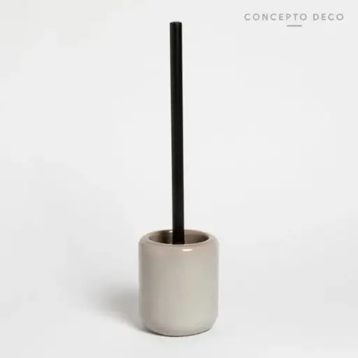 [303870] ESCOBILLA CERÁMICA CRAQUELADA BLANCO 40X8,5CM