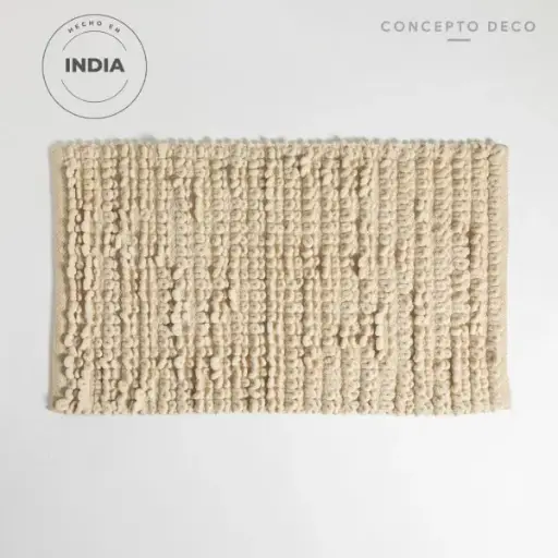 [304260] ALFOMBRA BUCLE CHICO CRUDO 50X80CM