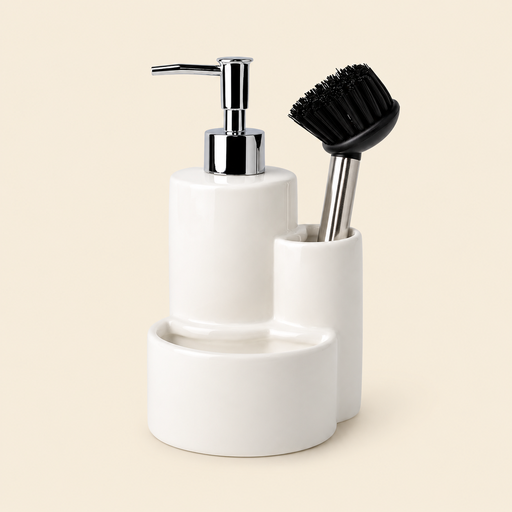 [300189] DISPENSER TRIPLE CERAMICO 12X19CM  