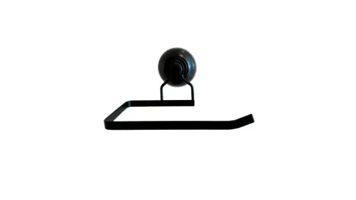 [301261] PORTA PAPEL CROMADO BLACK